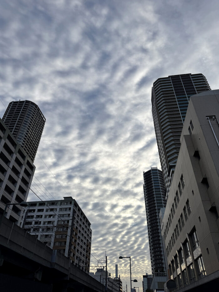 うろこ雲《神奈川・武蔵小杉》